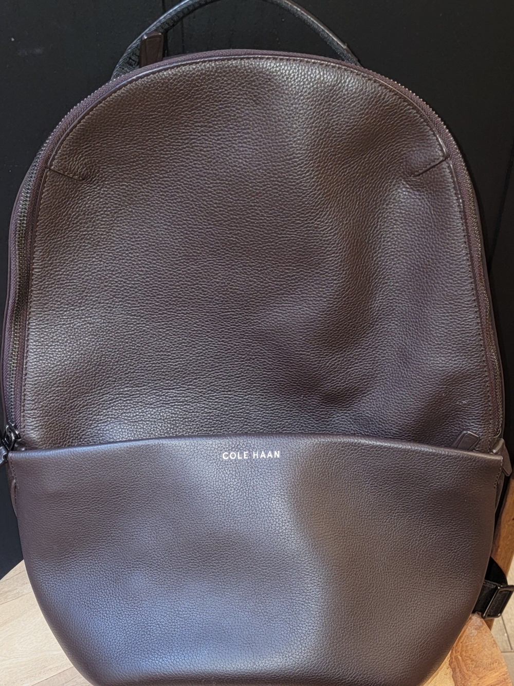 Cole Haan Dark Brown Leather Backpack